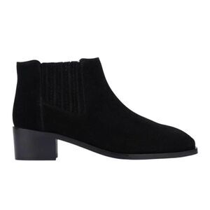 AQUATALIA Rosalin Black Suede Ankle Boot Size 7